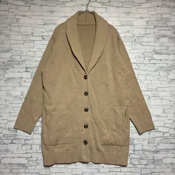 앙비 모드 베이지 숄카라 가디건 L 사이즈