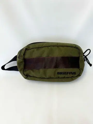 브리핑 BRIEFING 파우치 올리브 그린 카트백