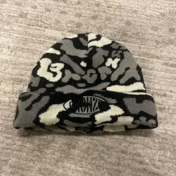 BRONZE56K 비니 CAMO FLEECE BEANIE 니트 모자