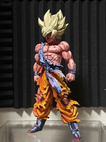 드래곤볼 피규어 리페인트 초사이어인 손오공 이차원 채색