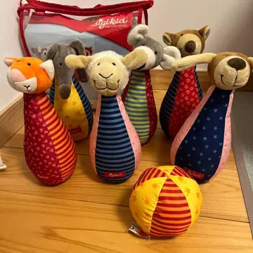 시끼드 볼링 세트 동물 캐릭터