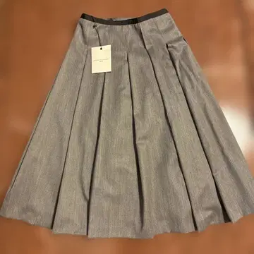 GRANDMA MAMA DAUGHTER 그레이 플리츠 스커트