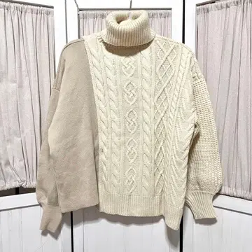 jouetie 케이블 니트 스웨터