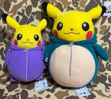 잠꾸러기 피카츄 카비곤 & 겐가 세트