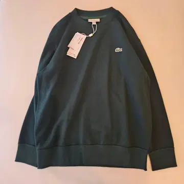 [택 포함 새상품] LACOSTE 라코스테 맨투맨 다크 그린 S