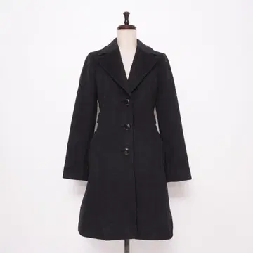 핑키&다이앤 체스터 코트 블랙 사이즈 38 *LD1511