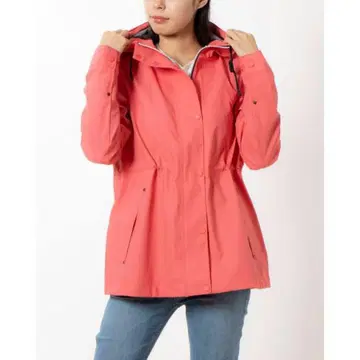 [ 새상품 ] HUNTER 헌터 코랄 핑크 후드 부착 자켓