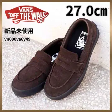 [ 새상품 ] 반스 스케이트 로퍼 스웨이드 브라운 27.0cm