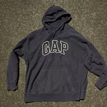GAP 다크 그레이 후드 부착 후드티