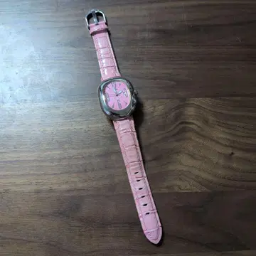 HAUREX ITALY RICURUO 핑크 시계 중고품