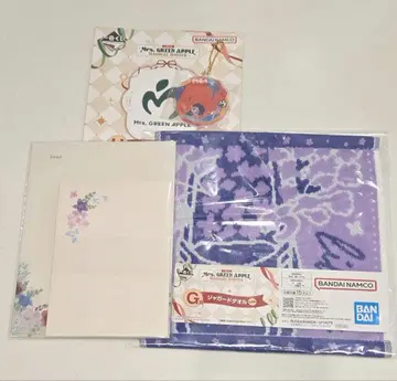 Mrs. GREEN APPLE 타월 키링 레터 세트 와카이 히로토