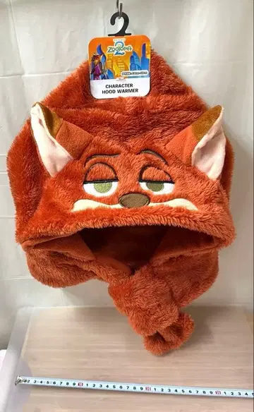 닉 주토피아 팬캡 모자 후드 티펫 머플러 여우