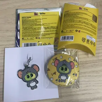 BOYNEXTDOOR 푸넥도 톰제리 메탈 참 캔 배지 이한