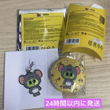 BOYNEXTDOOR 푸넥도 톰제리 메탈 참 캔 배지 이한