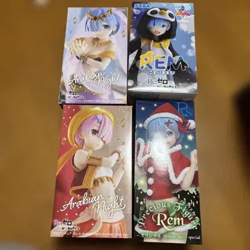 Re:Zero 렘 피규어 4체 세트