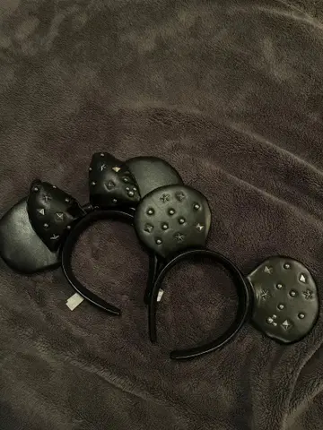 블랙 레이어 미키 미니 귀 머리띠