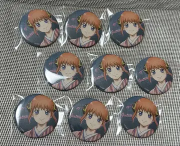 로손 은혼 카구라 캔뱃지 9점