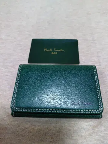 Paul Smith 폴 스미스 명함지갑 가죽 그린 계열