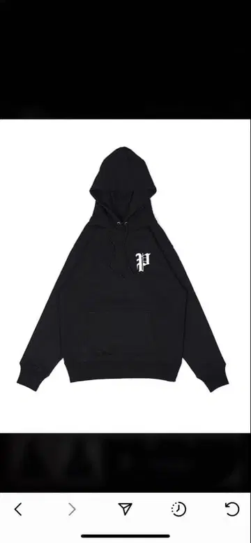 phatrnk P 로고 자수 후드티 3 XL