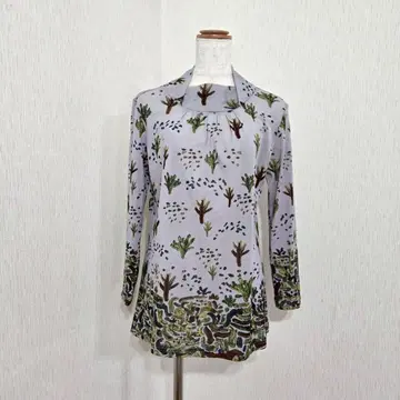 GIANNI LO GIUDICE 올 패턴 긴팔 셔츠 튜닉 스타일 (36)