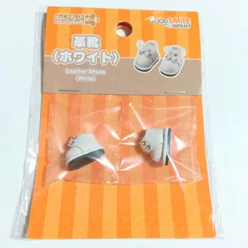 화이트 넨도로이드돌 가죽 신발 화이트 돌 부츠 구스마