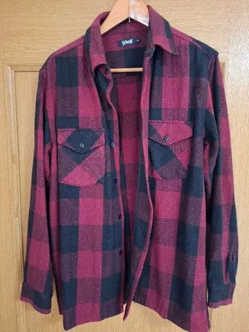 Schott 울 혼방 셔츠 샷 셔츠 자켓