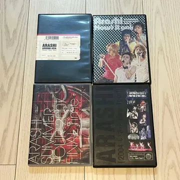 아라시 라이브 DVD 4매 세트