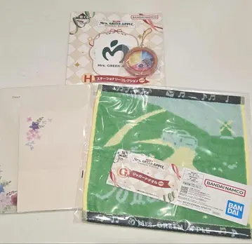 미세스 그린애플 타월 키링 레터 세트 와카이 히로토