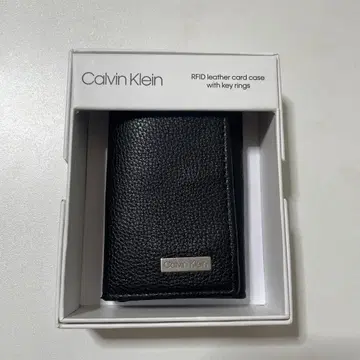 캘빈클라인 Calvin Klein RFID 가죽 키케이스 블랙