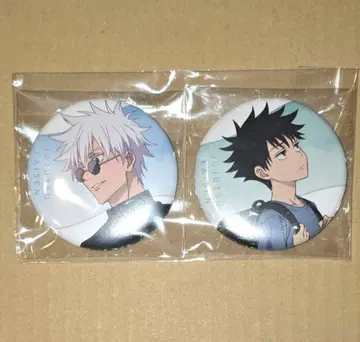 주술회전 회옥옥절 원반 특전 캔뱃지 2개 세트