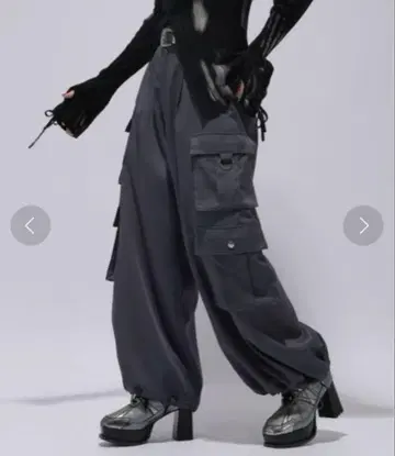 모듬 2WAY 와이드 카고 팬츠(HARE)