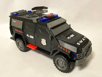 SWAT FL-122 라이트 & 사운드 비클 블랙