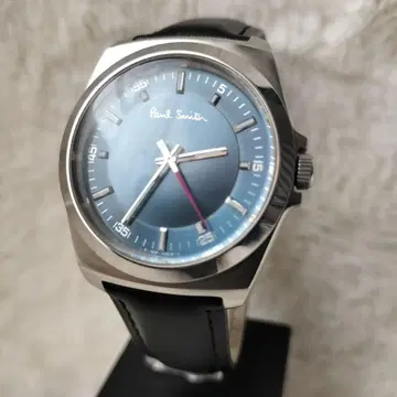 [ 새 벨트로 교환 완료!! ] 폴스미스 손목시계 블루 페이스 블랙 벨트