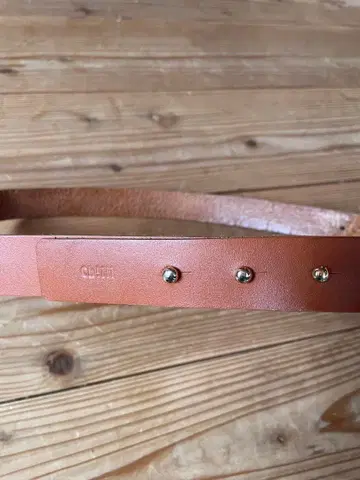 ch!iii bag 브라운 가죽 벨트