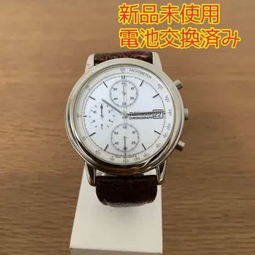 RONSON 쿼츠 손목시계 크로노그래프 화이트