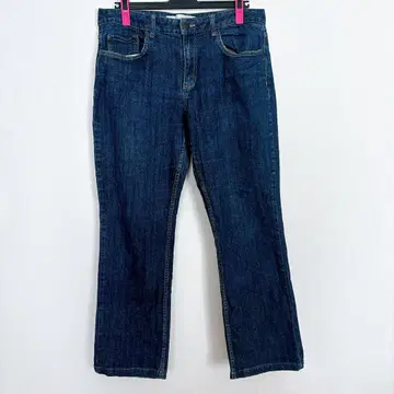 1점 한정판 Joe 다크 블루 데님 팬츠 12 사이즈 여성용