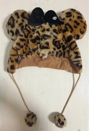 미니 레오파드 무늬 팬캡