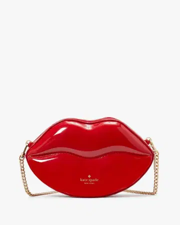 케이트 스페이드 숄더백 빨간색 립 크로스바디 레어 상품