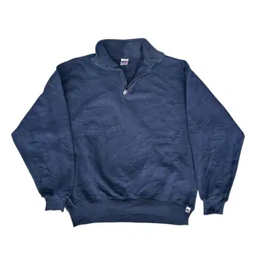 러셀 애슬레틱 하프 지퍼 맨투맨 네이비 멕시코제