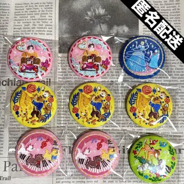 디즈니 자수 캔뱃지 비스킷 2