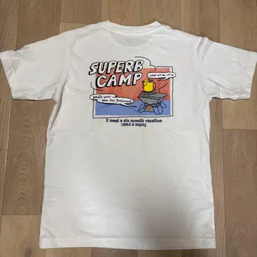 LOGOS 로고스 화이트 T셔츠