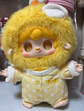 유키 계란 프라이 병아리 봉제 인형 빅 사이즈