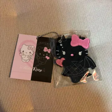 미사용 새상품 데빌 키티 천사 악마 거울 키링 키티