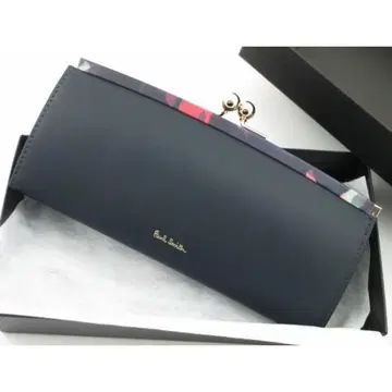 기프트 대응 가능 새상품 박스 포함 폴스미스 인기 가마구치 장지갑 네이비