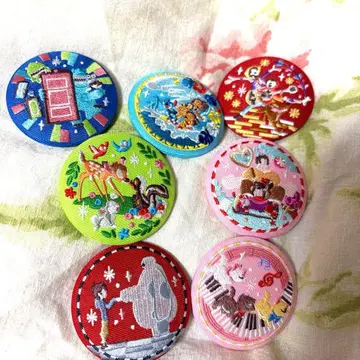 디즈니 자수 캔뱃지