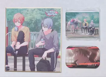 프로세카 비비버스 시노노메 아키토 색지 캔뱃지 아크릴 블록