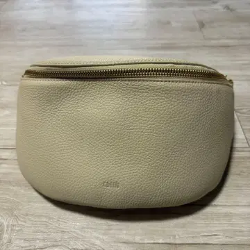chiiii BAG 베이지 가죽 숄더백