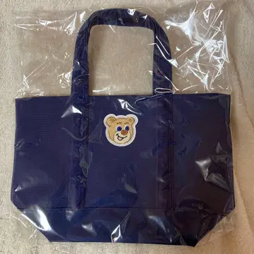 러브러리 바이 페이러 올드 테디 와펜 토트백 네이비 스몰