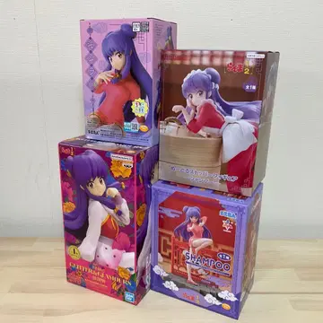란마 1/2 샴푸 피규어 4종 세트
