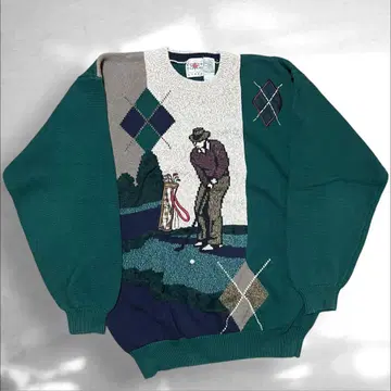 COTTON TRADERS SPORT 코튼 니트 골프 90s